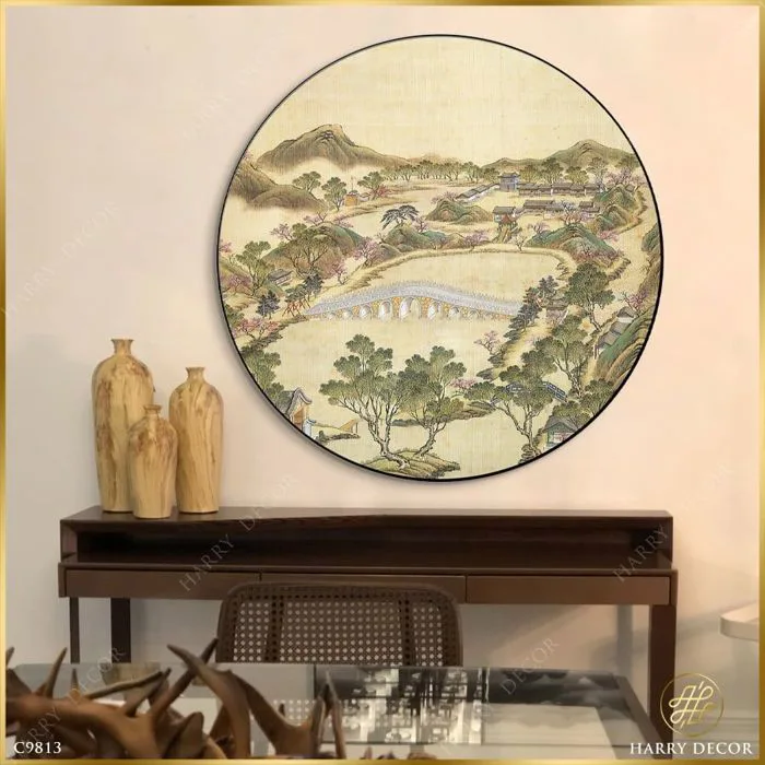 Tranh Tròn Cung Điện Mùa Hè 3 C9813 – HARRY DECOR