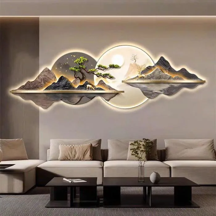 Tranh điện treo tường - Tranh đèn LED treo tường giá tại xưởng