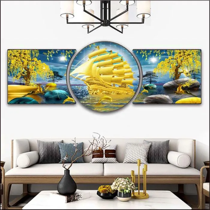 Tranh Tráng Gương, Treo Tường Tráng Gương Decor Phòng Khách, Trang Trí Nhà  Cửa | Lazada Việt Nam