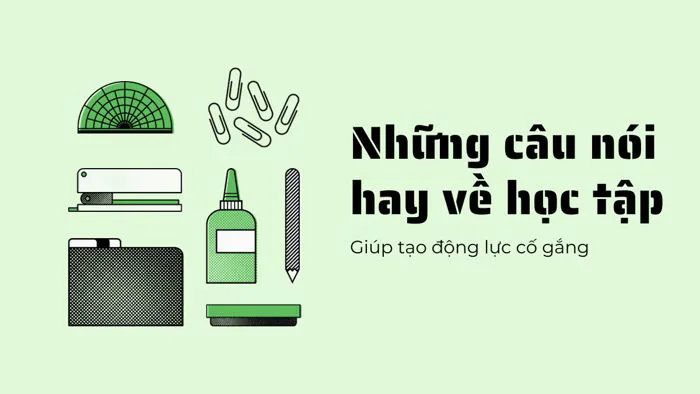 Những câu nói hay về học tập giúp tạo động lực cố gắng