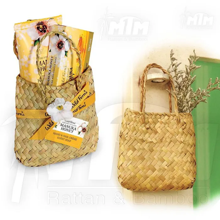 Giỏ cói mini l Túi cói nhí (10cm) - decor/trang trí, phụ kiện chụp hình.
