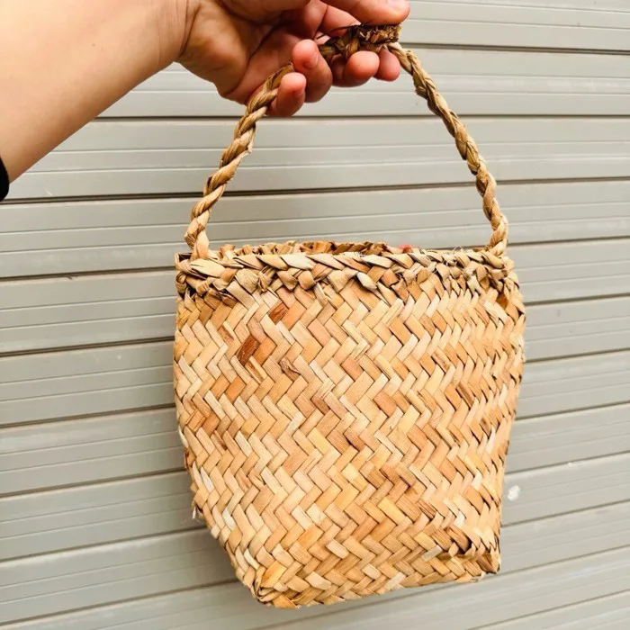 Túi cói - Giỏ cói - chiếc bị cói , đựng đồ, túi cói đựng hoa quả, decor  trang trí phong cách vintage