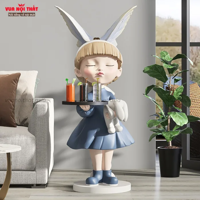 Tượng decor cô bé dễ thương TTT132 giá rẻ | Vuanoithat
