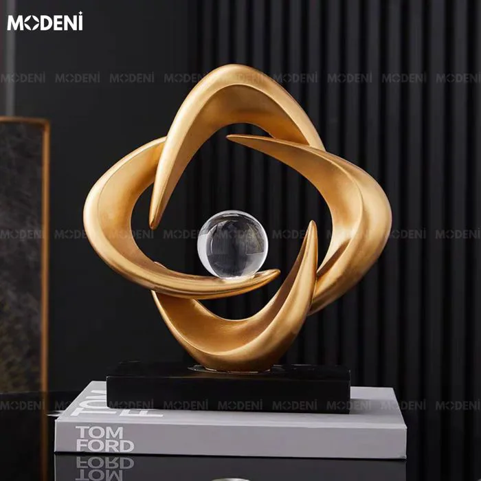 Tượng Decor Nghệ Thuật Hiện Đại Cosmic – Dòng Chảy Sang Trọng – MODENI