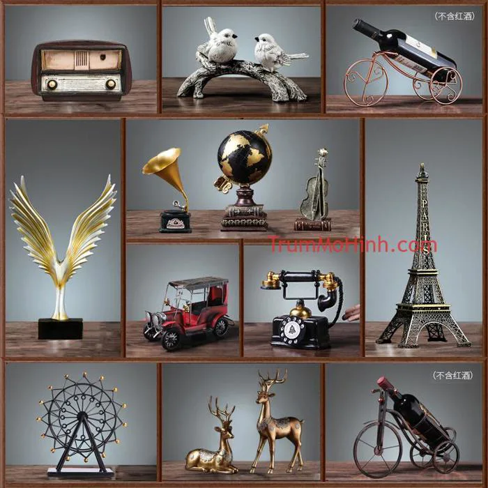 Tượng Decor kẹp sách | Trang trí phòng khách, quán cà phê, studio - Trùm Mô  Hình