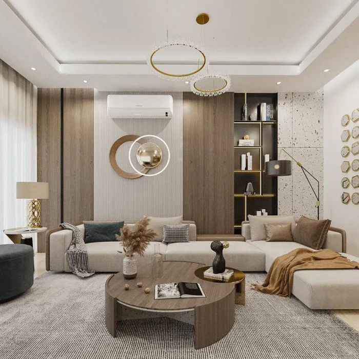 Các kiểu trang trí tường phòng khách đẹp, ấn tượng - KDesign