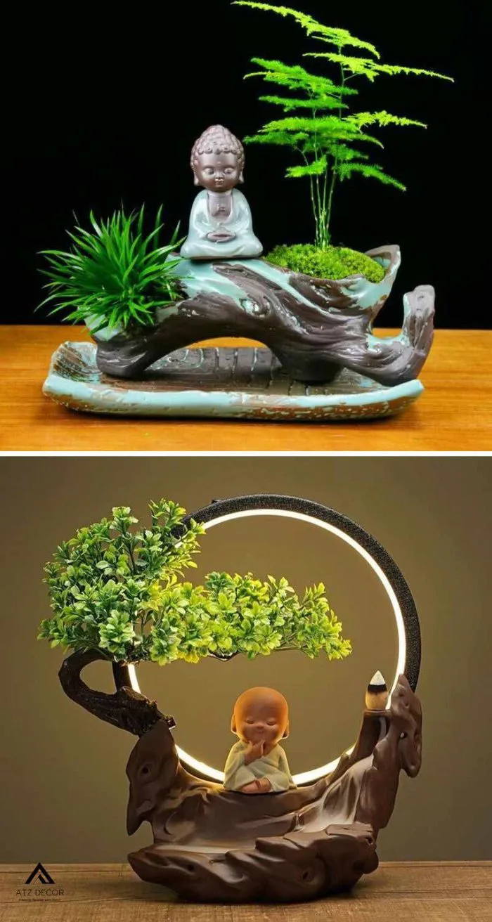 Tổng hợp những mẫu tiểu cảnh tượng phật trang trí nhẹ nhàng, thanh tịnh -  ATZ DECOR