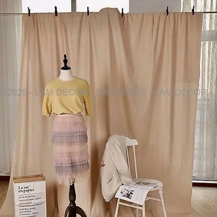 Phông nền vải trơn – LAM DECOR