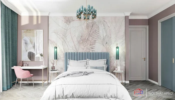 20+ mẫu tranh vẽ tường phòng ngủ đẹp, ấn tượng nhất
