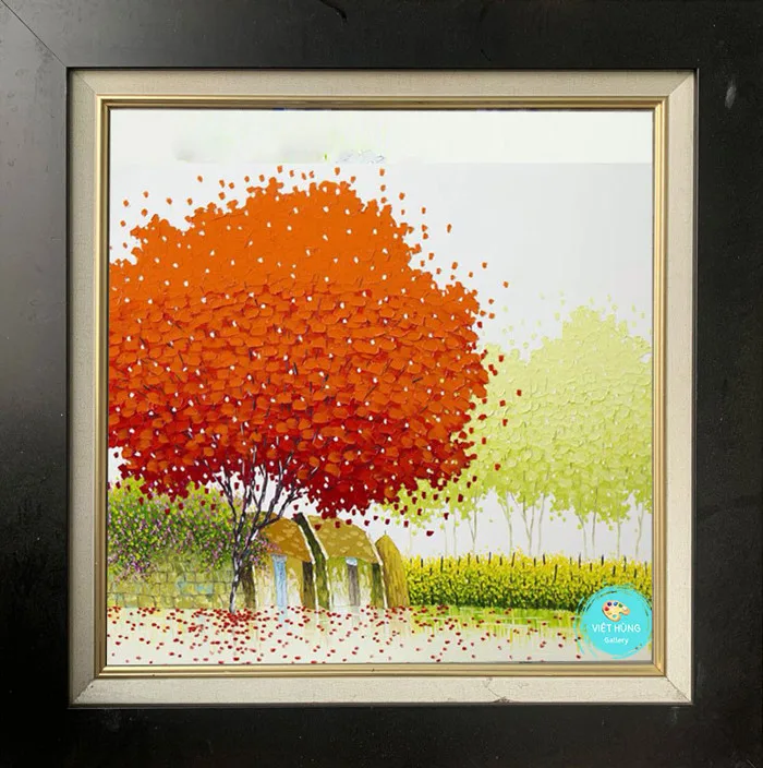 Lưu trữ Tranh phong cảnh mùa thu VH059 - Việt Hùng Gallery - Chuyên vẽ Tranh  SƠN DẦU CAO CẤP HIỆN ĐẠI