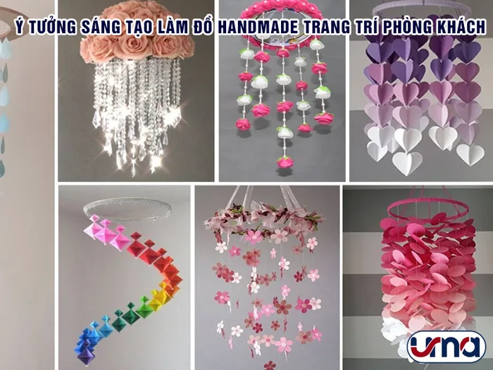 Ý tưởng tuyệt vời khi làm đồ handmade trang trí phòng khách